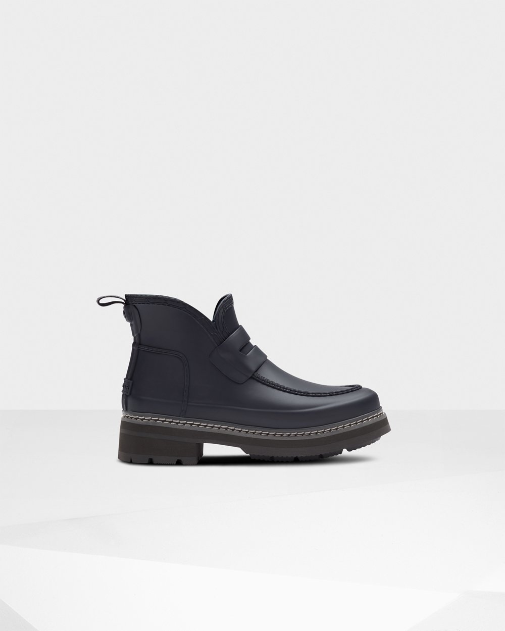 Chelsea Boots Dam - Hunter Refined Stitch Detail Loafers - Marinblå - 684250-KWA